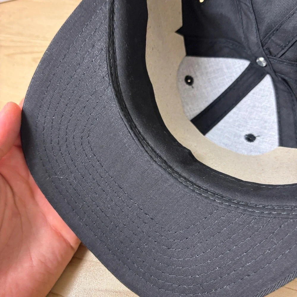 Vintage Mobil Delvac‎ Hat Cap Snap Back Black Trucker Adjustable